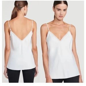 Frame white silky cami